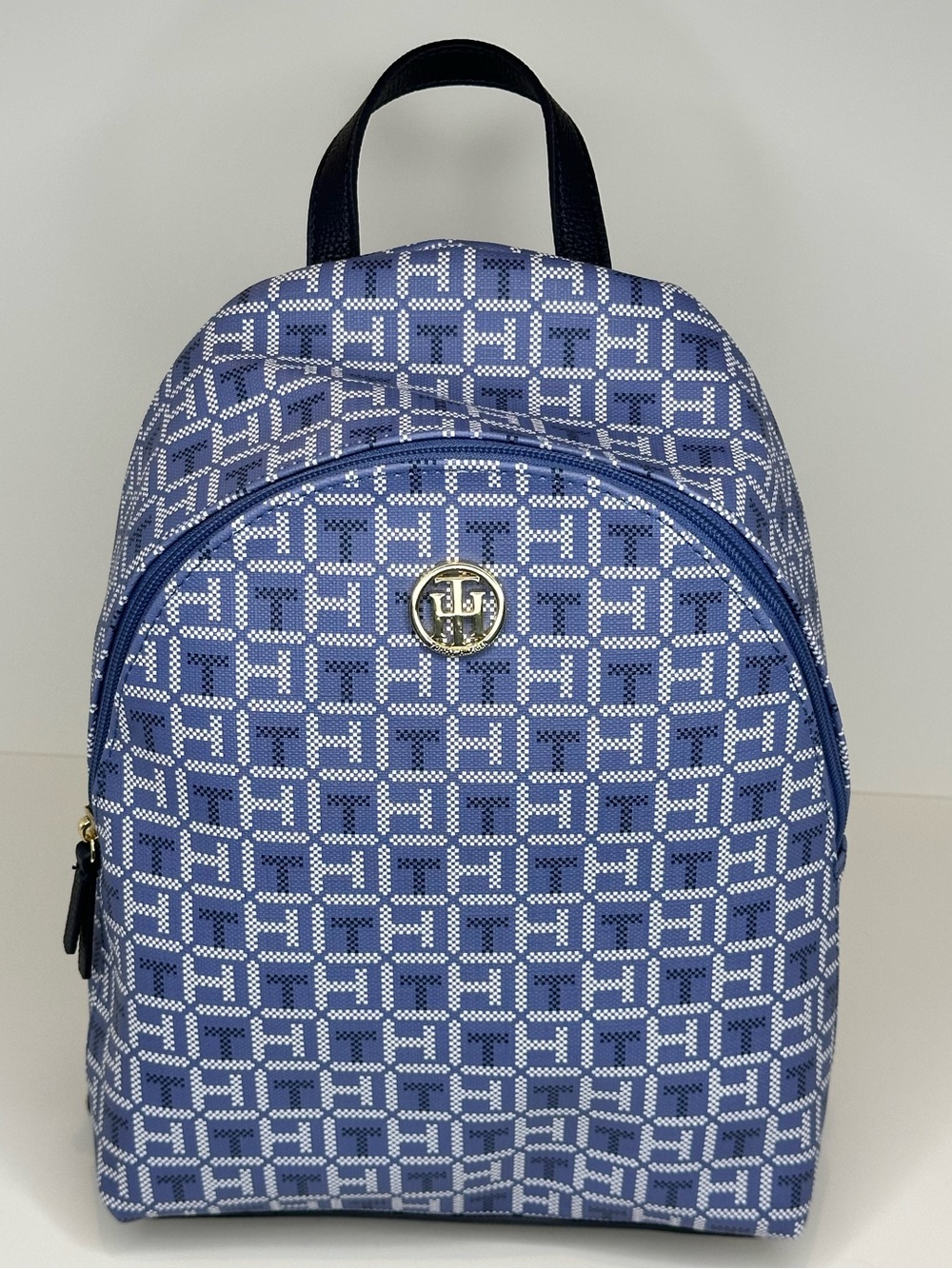 Tommy Hilfiger Navy & White Logo-Print Mini Backpack